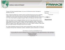 Tablet Screenshot of myfranks.com